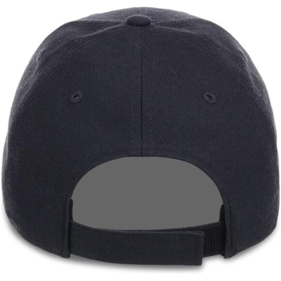 Adjustable Baseball Cap Plain Hat Men Women Navy Classic Structured Snapback - Picture 4 of 8